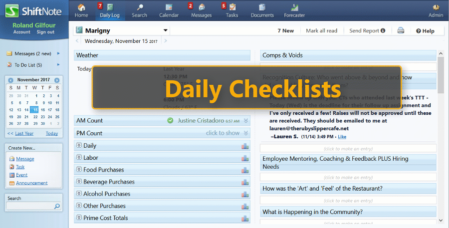 checklists 900