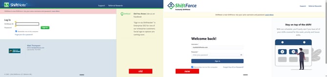 login new compare
